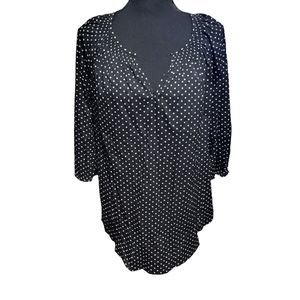 Oh Baby by Motherhood Top Black/White sz M